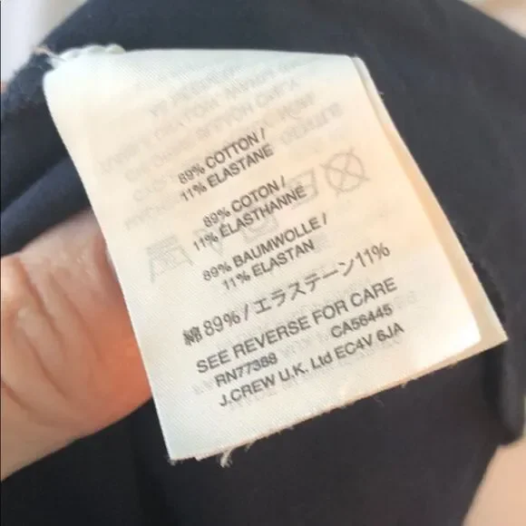 J.Crew navy blue off the shoulder bodysuit - Picture 6 of 6